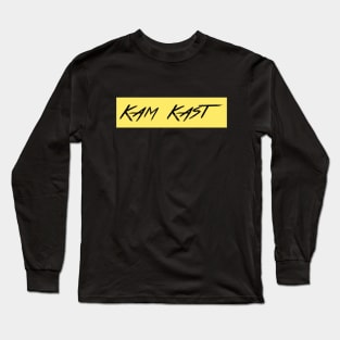 Kam Kast (yellow background) Long Sleeve T-Shirt